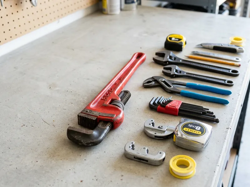 Professional plumbers in Stout, IA equipped with top-tier tools for residential and commercial plumbing services.